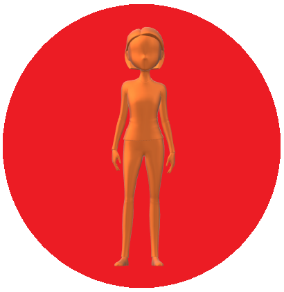 赤マル女性2
