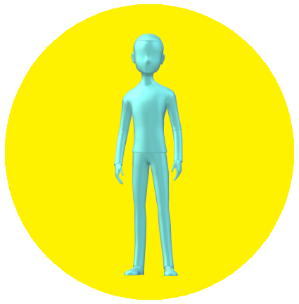 男性ボタン黄色7