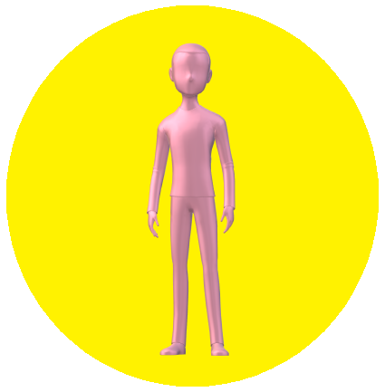 男性ボタン黄色9