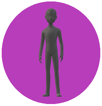 男性ボタン紫3