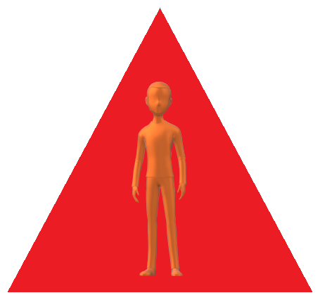 男性三角赤4