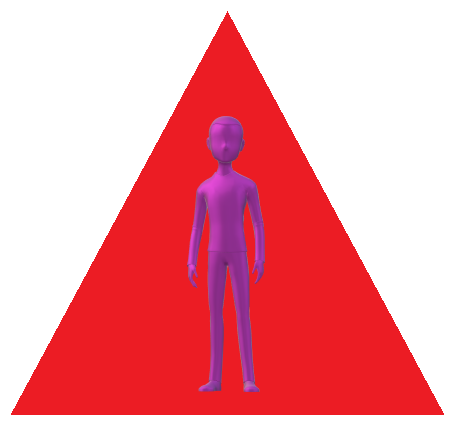 男性三角赤8