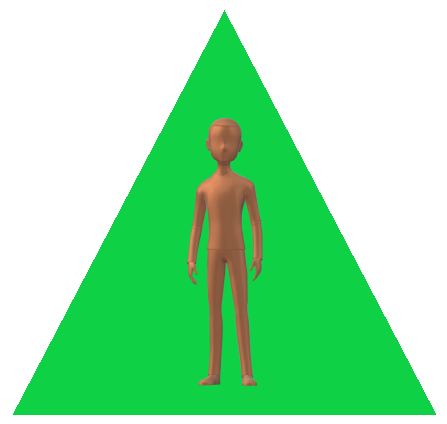 男性三角緑10