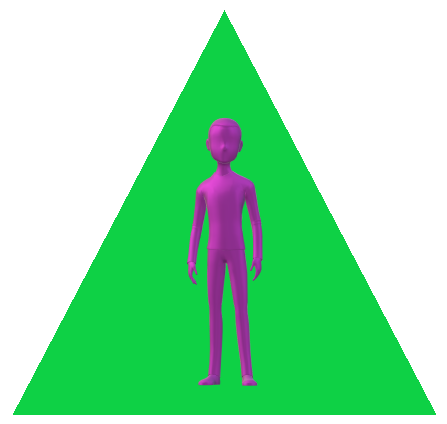 男性三角緑7