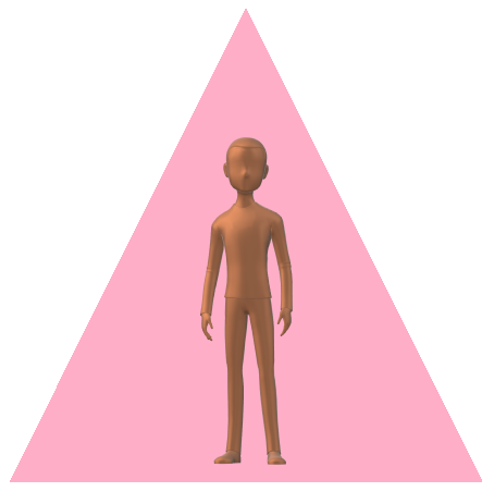 男性三角ピンク10