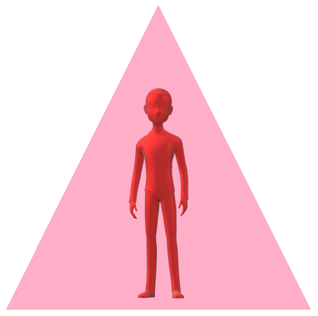 男性三角ピンク4
